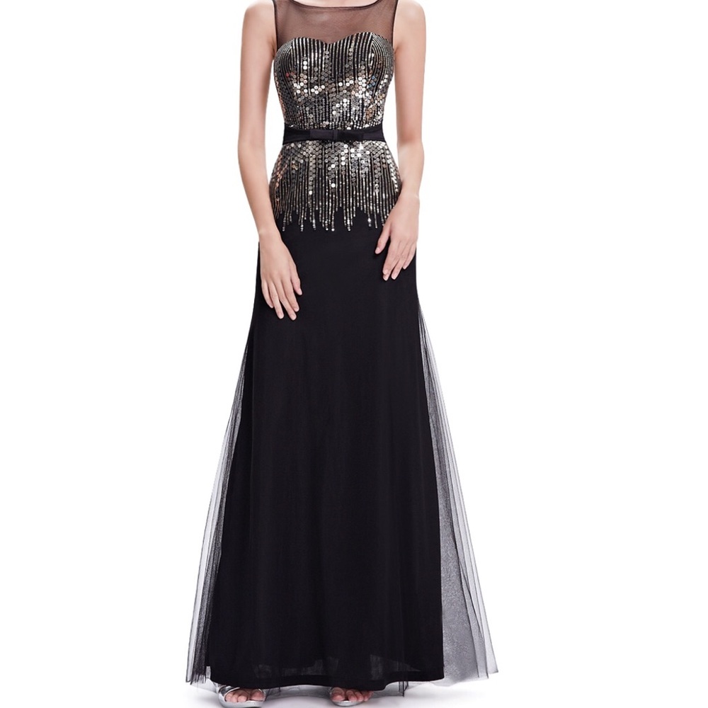 New elegant black dress by EverPretty